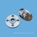 Flat welded steel flange with neck PN25